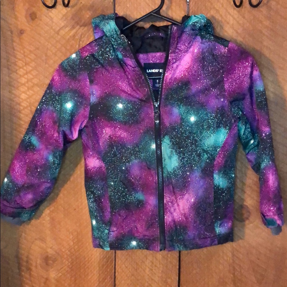 Lands' End Galaxy Print Jacket